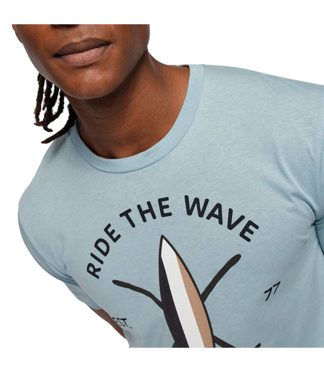 Mens Tylan T-shirt Turquoise Boss-4