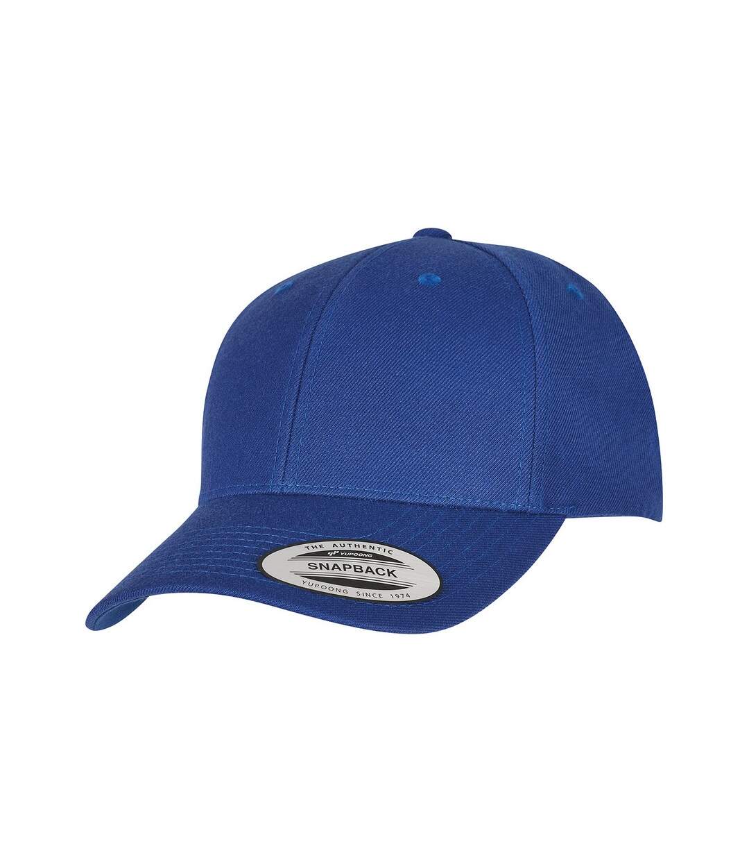 Unisex adult premium snapback cap royal blue Flexfit-1
