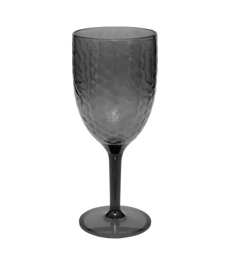 Lot de 6 Verres à Pied Réutilisables Estiva 35cl Gris Charbon