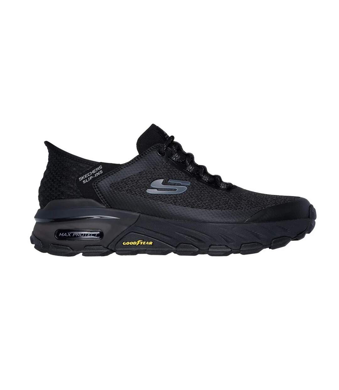 Mens Max Protect Assembly Hiking Shoes Black Skechers-2