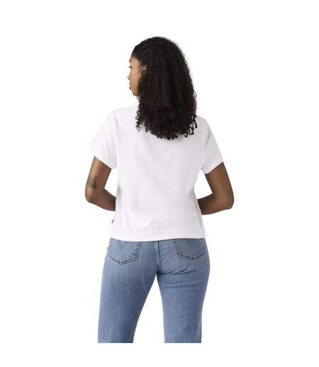 T-shirt Motif/style Strass Femme Blanc Vif Levis