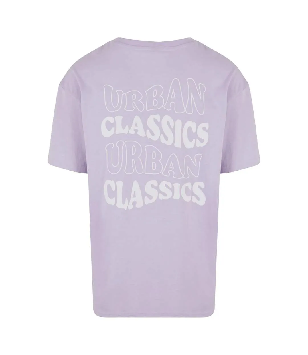 T-shirt Motif/style Logo Ondulé Homme Lilas Urban Classics-2