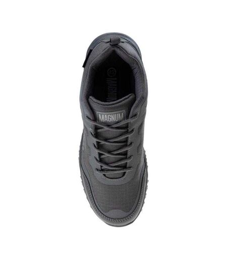 Mens Bondsteel Low Shoes Black Grey Silver Magnum