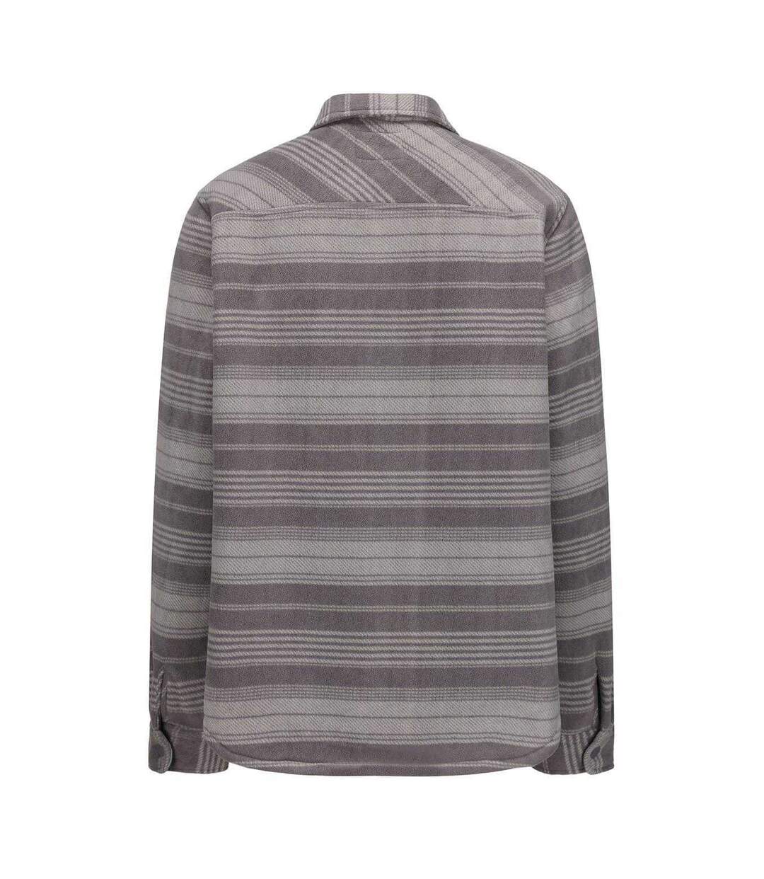 Veste-chemise Motif/style Motif Écossais Homme Gris SoulCal-1