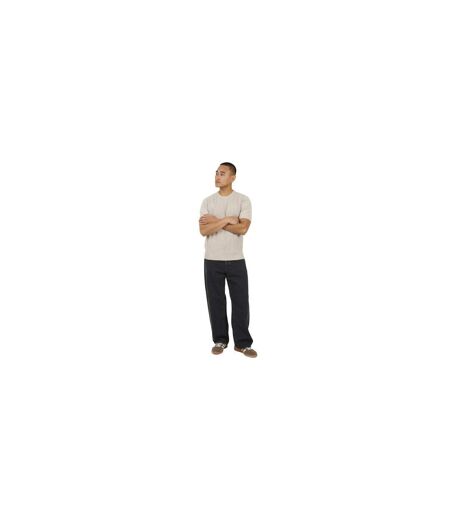 Haut Manches Courtes Homme Beige Gris Chiné Brave Soul