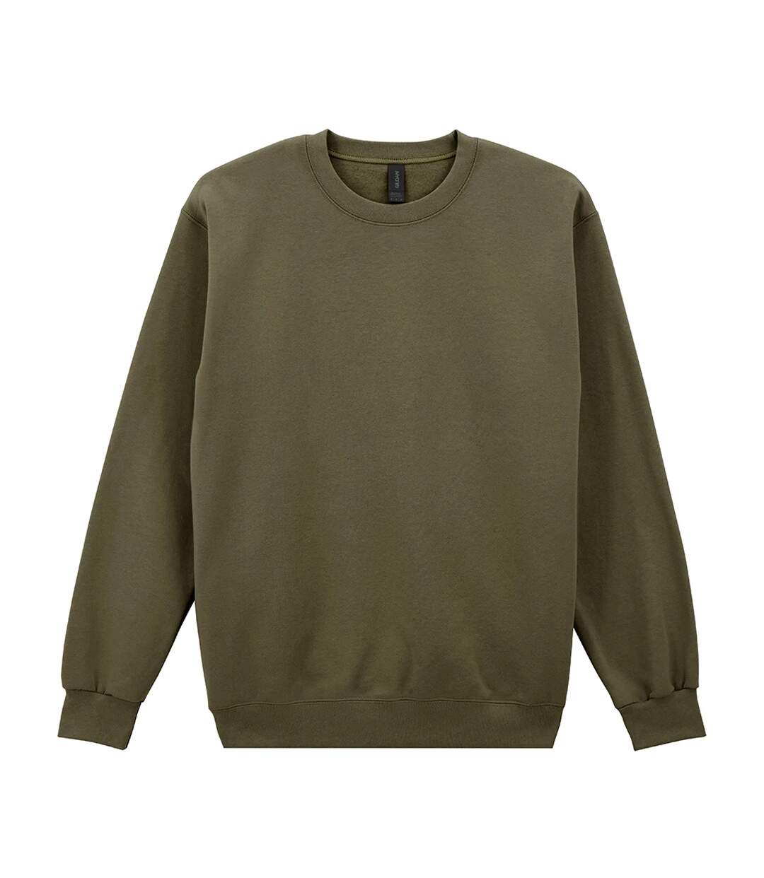 Unisex Adult Hammer Maxweight Crew Neck Sweatshirt Olive Green Gildan-3