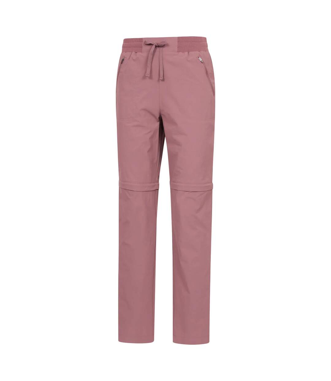 Womens/ladies Hiker Stretch Zip-off Trousers Brown Mountain Warehouse-3