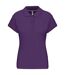 Polo manches courtes - Femme - K242 - violet