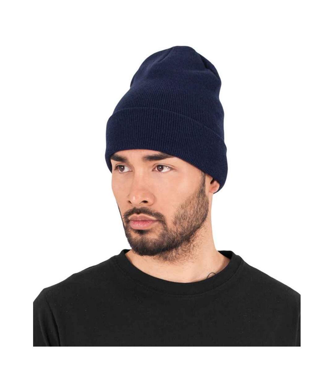 Bonnet adulte bleu marine Flexfit-3