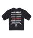 T-shirt Motif/style Imprimé Au Dos Homme Noir Rose London-2