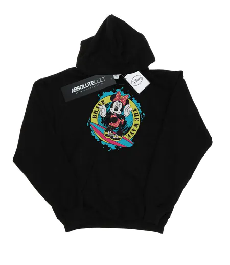 Disney - Sweat à capuche MINNIE MOUSE BRAVE THE WAVE - Femme (Noir) - UTBI10984