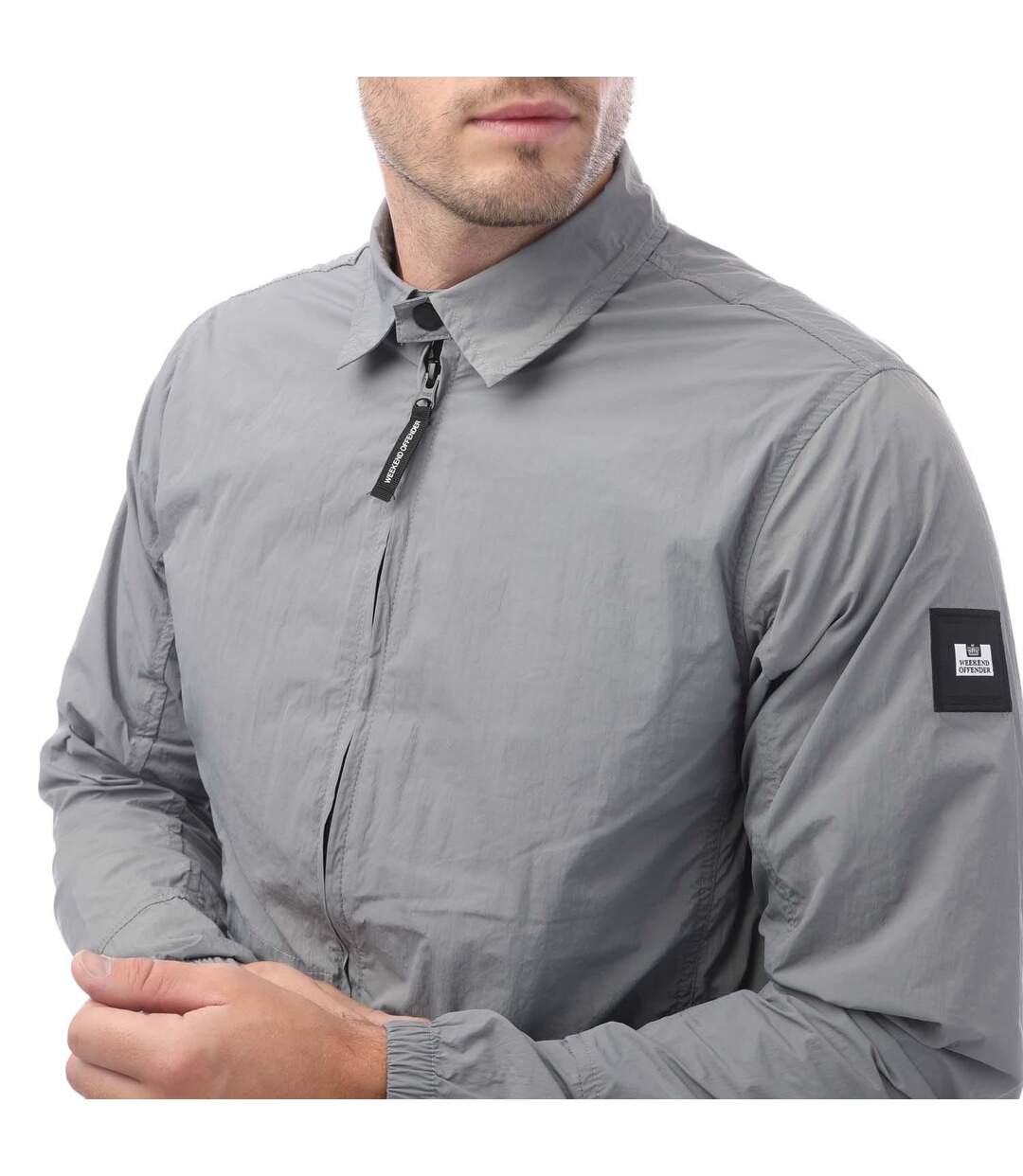 Surchemise granville homme gris Weekend Offender-3