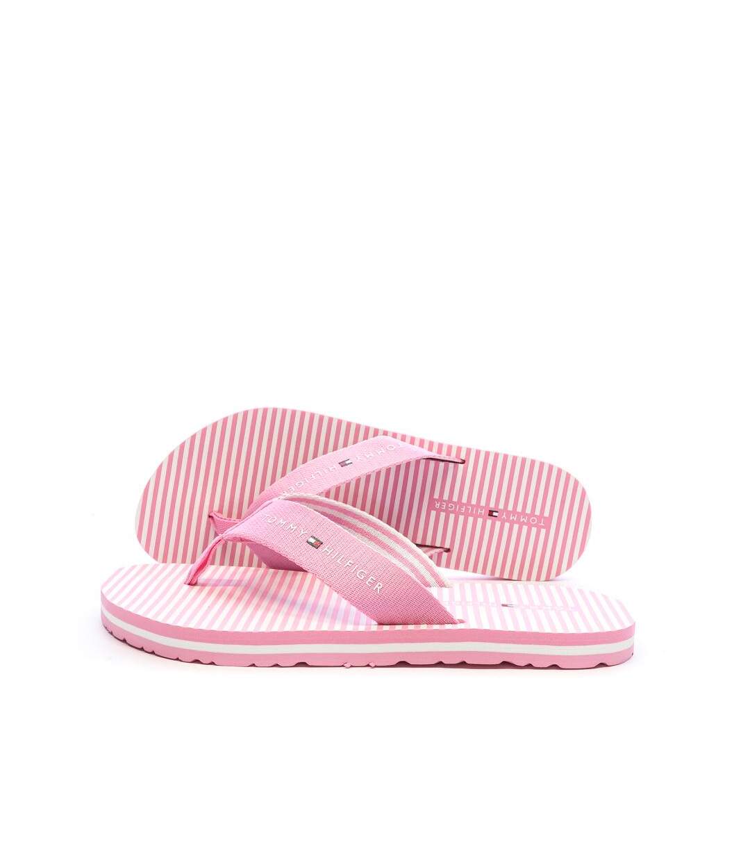 Tongs rose /blanches femme tommy hilfiger ithaca-1
