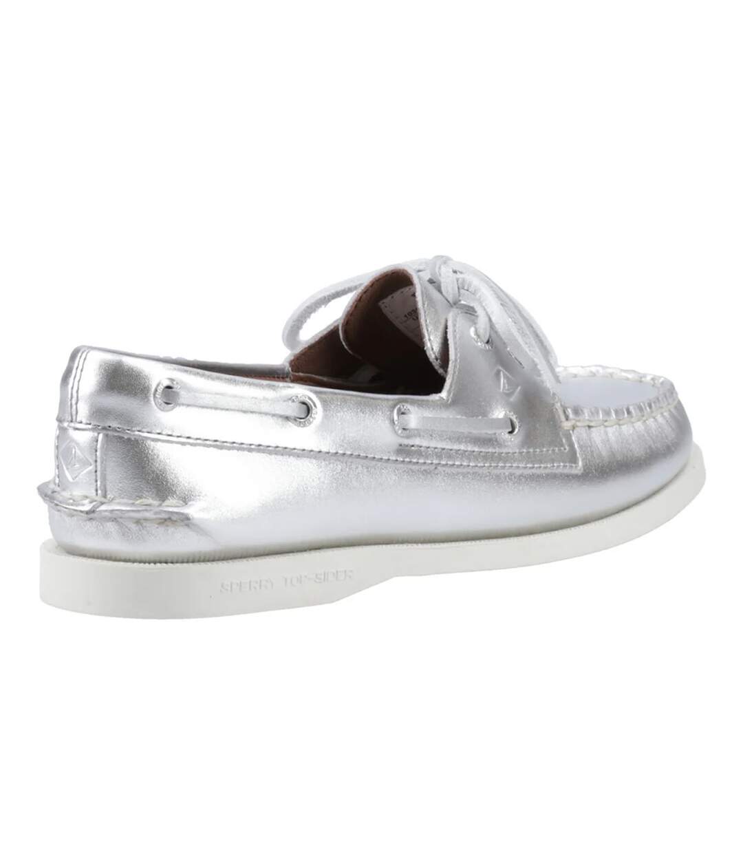 Chaussures Bateau Authentic Femme Argenté Sperry-2