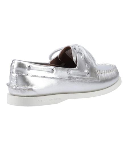 Chaussures Bateau Authentic Femme Argenté Sperry