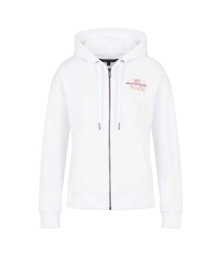 Sweat À Capuche Femme Blanc Armani Exchange
