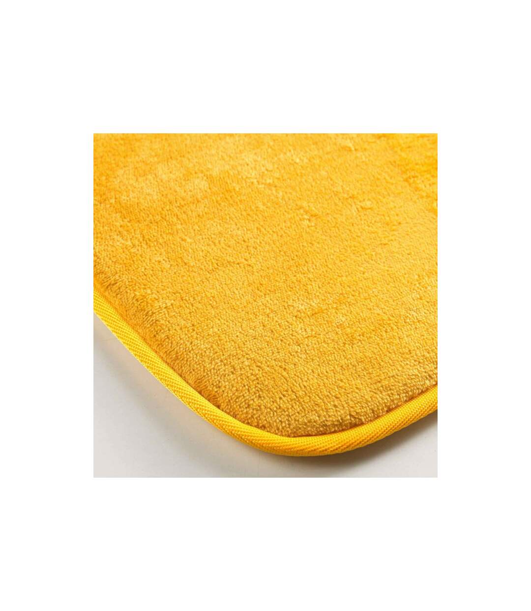 Tapis Uni en Flanelle Flanou 50x80cm Jaune-2