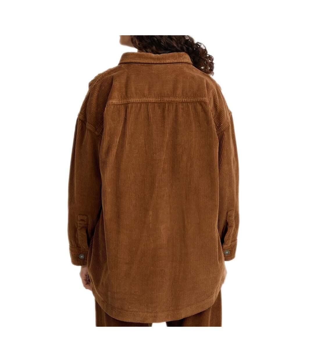 Chemise marron femme o'neill cord-2