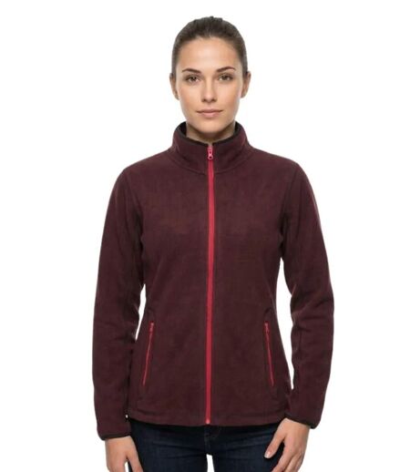 Veste Polaire Femme Balkan1 Bordeaux - Ultra Chaude (Mayflower)