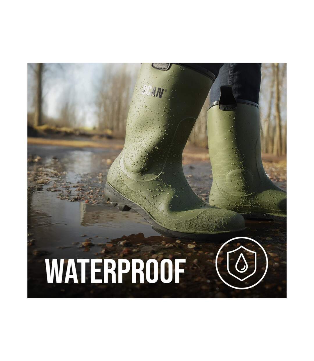 Fleece Lined Wellingtons Multi Colour Scan-4