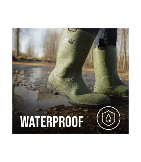 Fleece Lined Wellingtons Multi Colour Scan