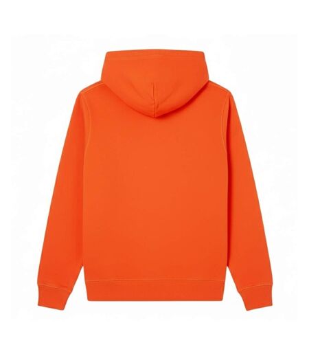 Sweat À Capuche Motif/style Badge Homme Orange Calvin Klein