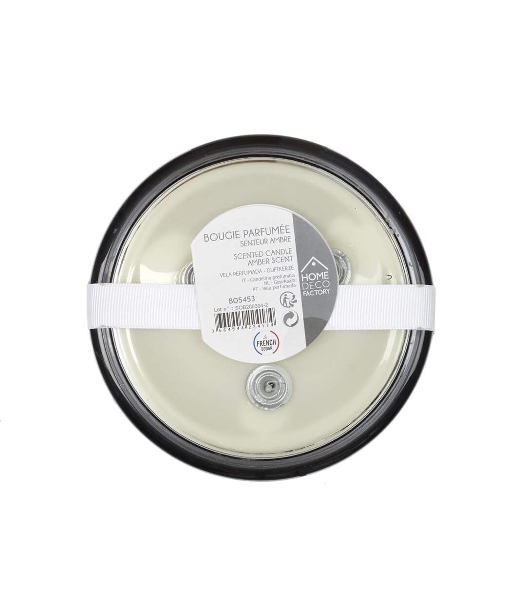 Bougie Parfumée 3 Mèches Harmony 13cm Ambre-2