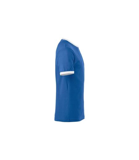 Unisex Adult Nome Ringer T-shirt Royal Blue White Clique