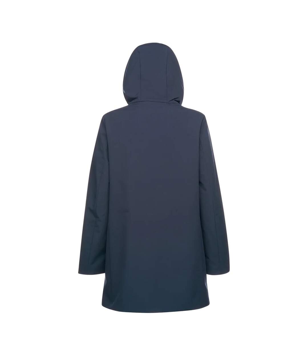 Parka Motif/style Long Floretia Femme Bleu Foncé Geox-3