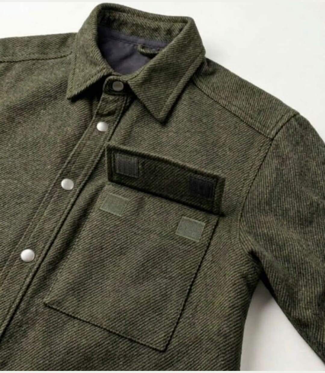 CHALLENGER BALTHUS1 — Surchemise flanelle vert/kaki : la chaleur décontractée au quotidien-3