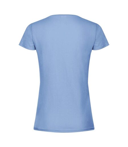 T-shirt Femme Bleu Ciel Fruit Of The Loom
