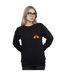 Disney Sweatshirt Womens/Ladies Mickey Mouse Backside Breast Print (Noir) - UTBI27811-2