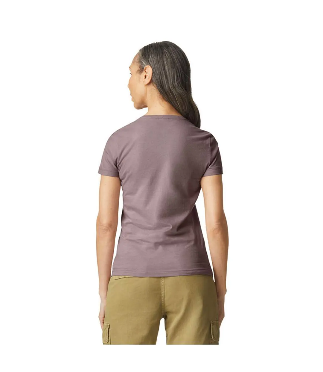 Womens/ladies Ringspun Cotton Soft Touch T-shirt Paragon Gildan-3
