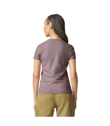 Womens/ladies Ringspun Cotton Soft Touch T-shirt Paragon Gildan