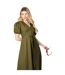 Robe mi-longue femme vert kaki Dorothy Perkins