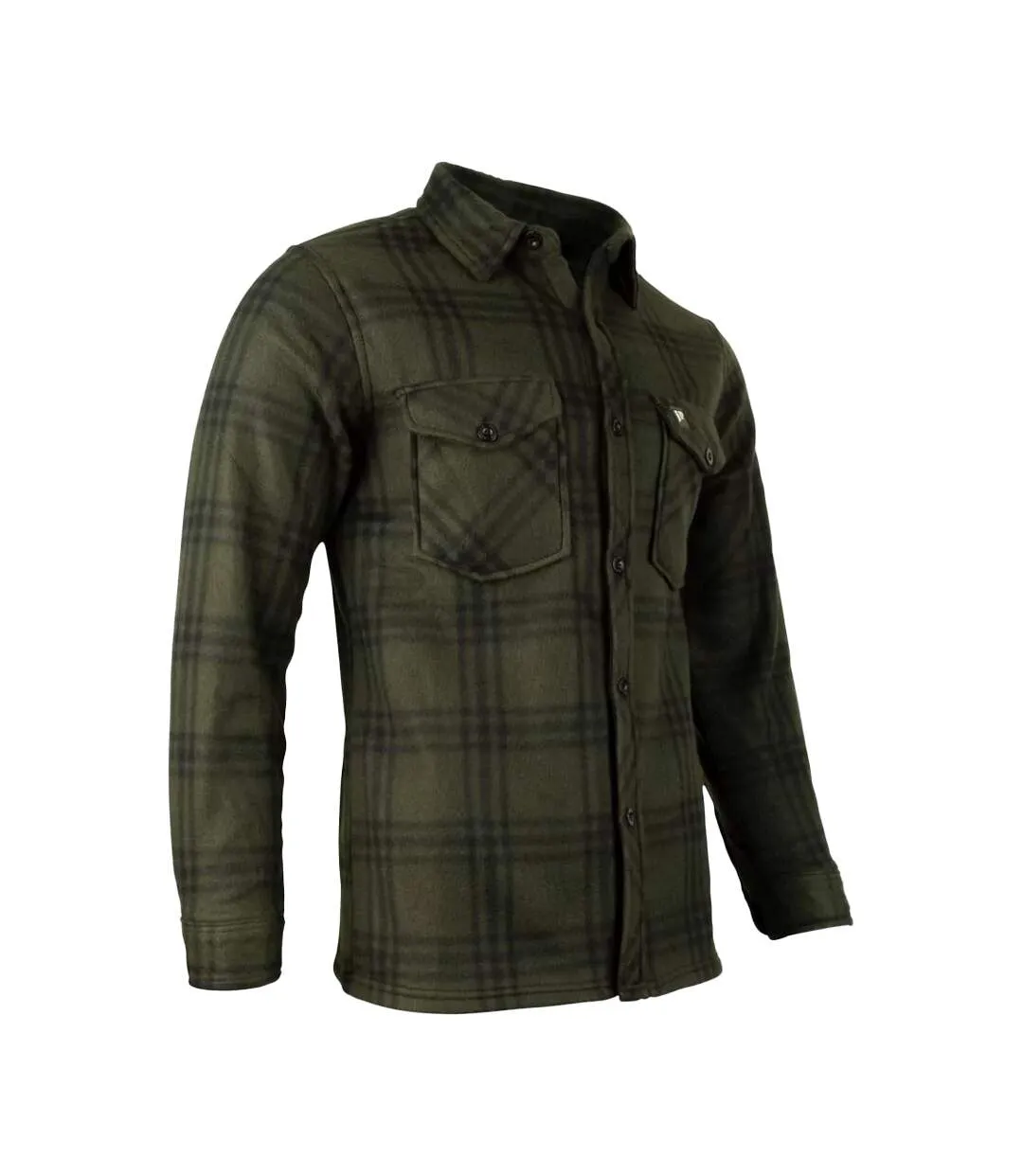 Chemise Motif/style À Carreaux Homme Vert Jack Pyke-4