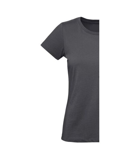 T-shirt Inspire Plus Femme Gris Foncé B&C