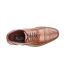 Brogues À Lacets En Cuir À Capuchon Pour Hommes Marron Goor-2