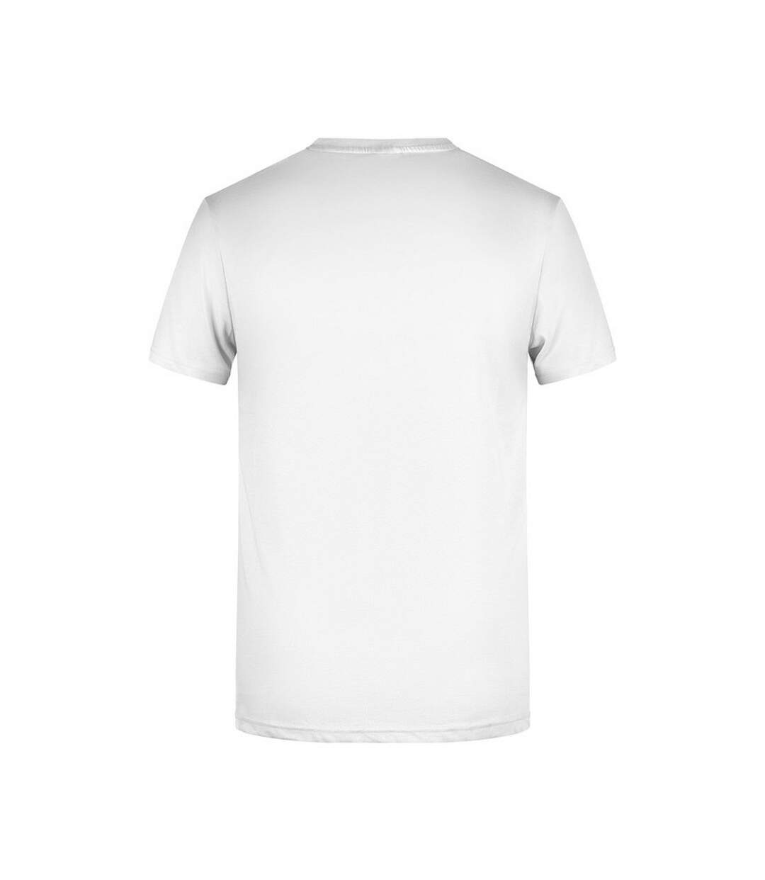 T-shirt Basic Homme Blanc James And Nicholson-2