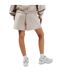 Womens/ladies Embroidered Logo Relaxed Fit Sweat Shorts Stone Jack Wills-3
