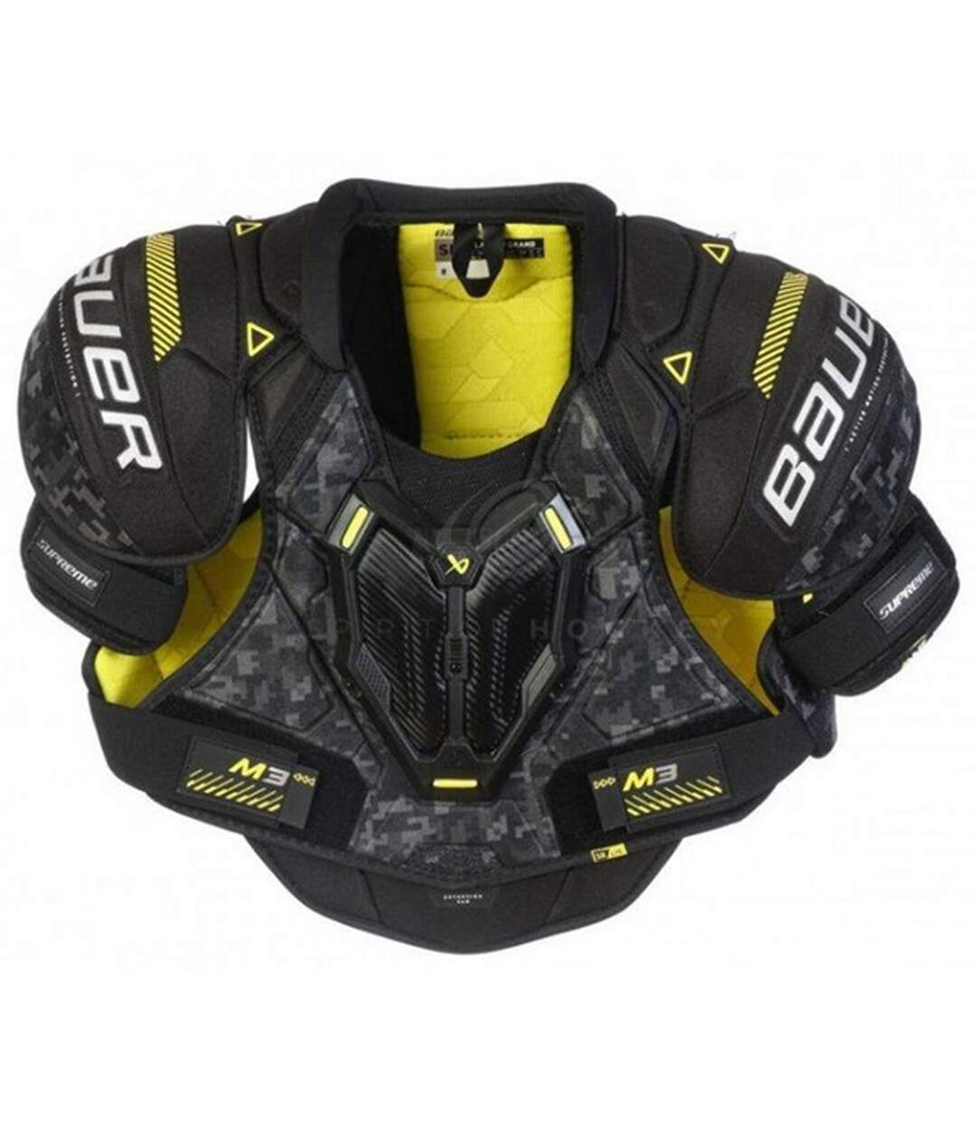 Childrens/kids Supreme M3 Int Ice Hockey Shoulder Pad M Black Bauer-2