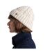 Bonnet À Revers Motif/style Tricoté Brock Femme Blanc Cassé Craghoppers-2