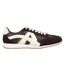 Womens/ladies Starbury Retro Leather Flat Trainers Brown White Jack Wills-1