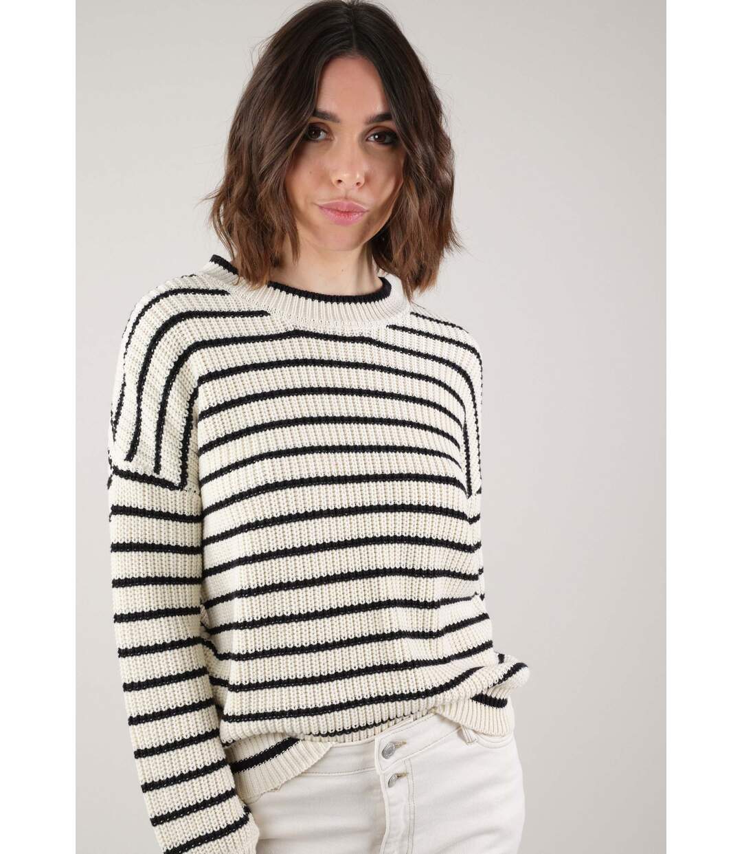 Pull 100% coton pour femme WENDA-1