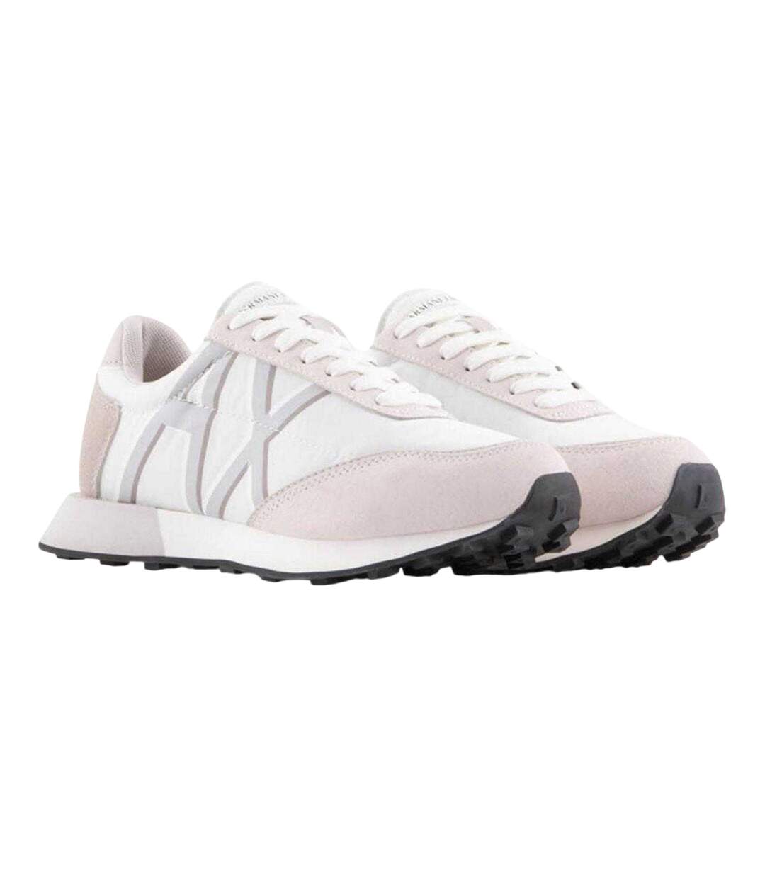 Baskets Femme Blanc Cassé Armani Exchange-4