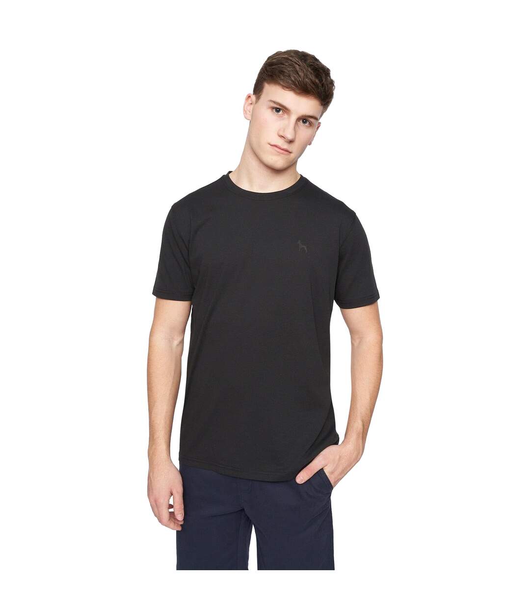 Pack Of 5  Mens Bonucci T-shirt  Blue Black Grey White Light Blue Bewley & Ritch-2