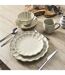 Lot de 6 Assiettes Plates Calista 26cm Écru-4