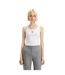 Débardeur Motif/style Logo Brodé Datamia Femme Blanc Hugo-1