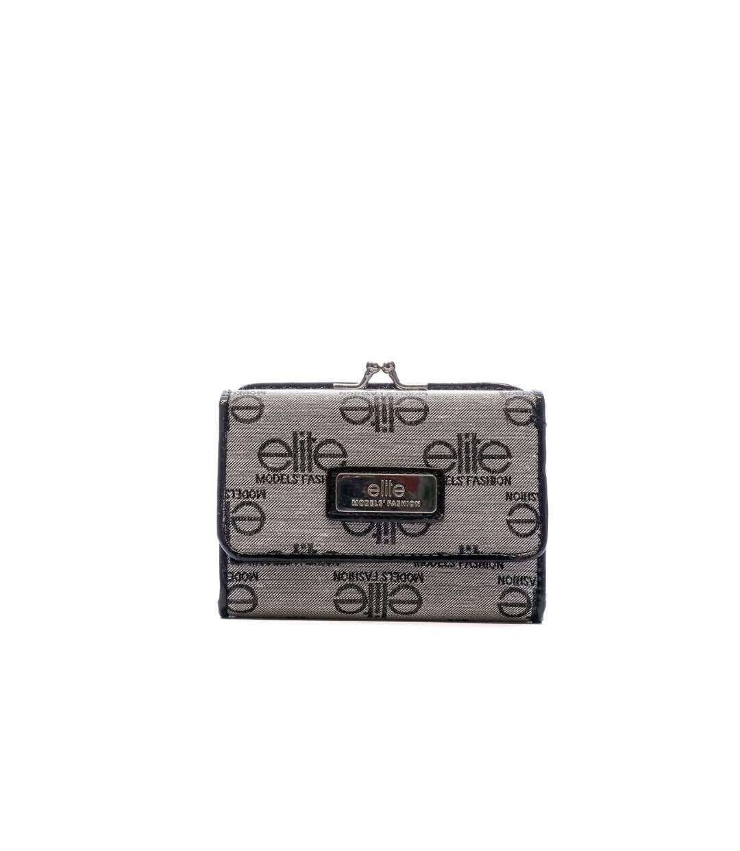 Portefeuille gris femme elite e9392 - taille unique-1