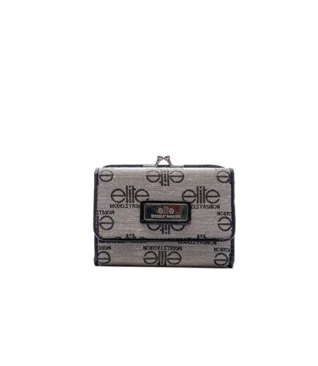 Portefeuille gris femme elite e9392 - taille unique